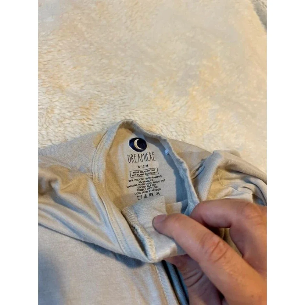 Dreamiere Bamboo Zippy Baby Boy 6-12M Greige Taupe